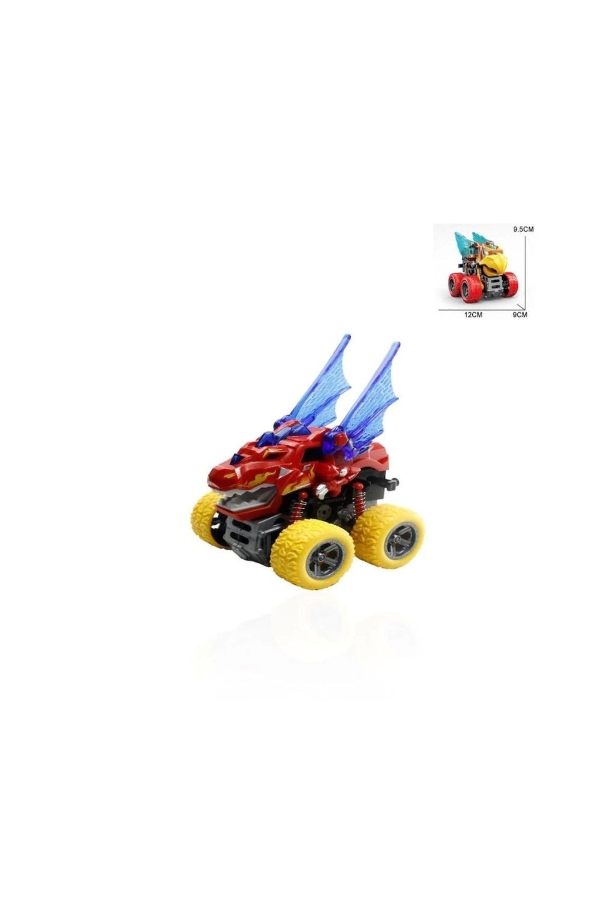 Basic Fun Çocuk MG-D500-13 Sesli ve Işıklı Kanatlı Jeep