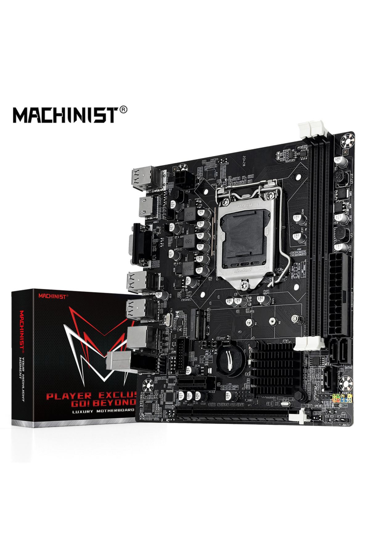 Choice-لوحات أم Machinist H61 اللوحة الأم Lga 1155 Ddr3 Ram متوافقة مع معالجات Intel Core من الجيل الثاني والثالث 7