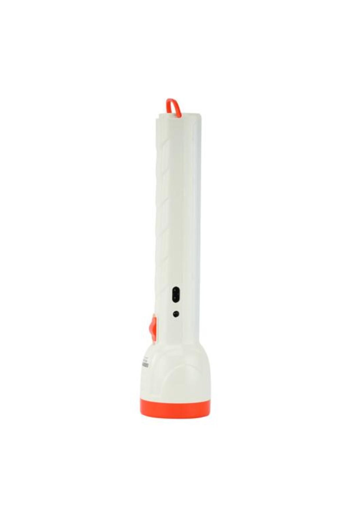 Geepas-Rechargeable LED Torch with Side Light- Rechargeable Lead-Acid Battery and Easy to Use 8
