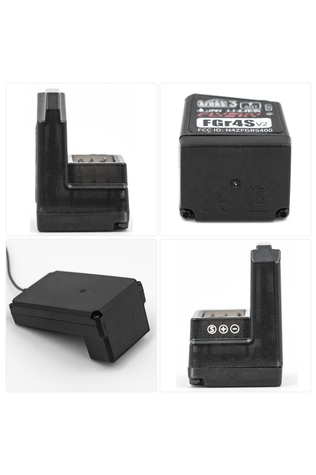 Choice-Flysky FGR4S V2 Receiver AFHDS Single-Antenna Bidirectional PWM /PPM / IBUS Output Receiver for F... 4