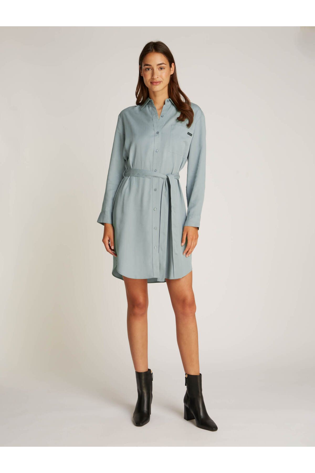 Calvin Klein LYOCELL SHIRT DRESS