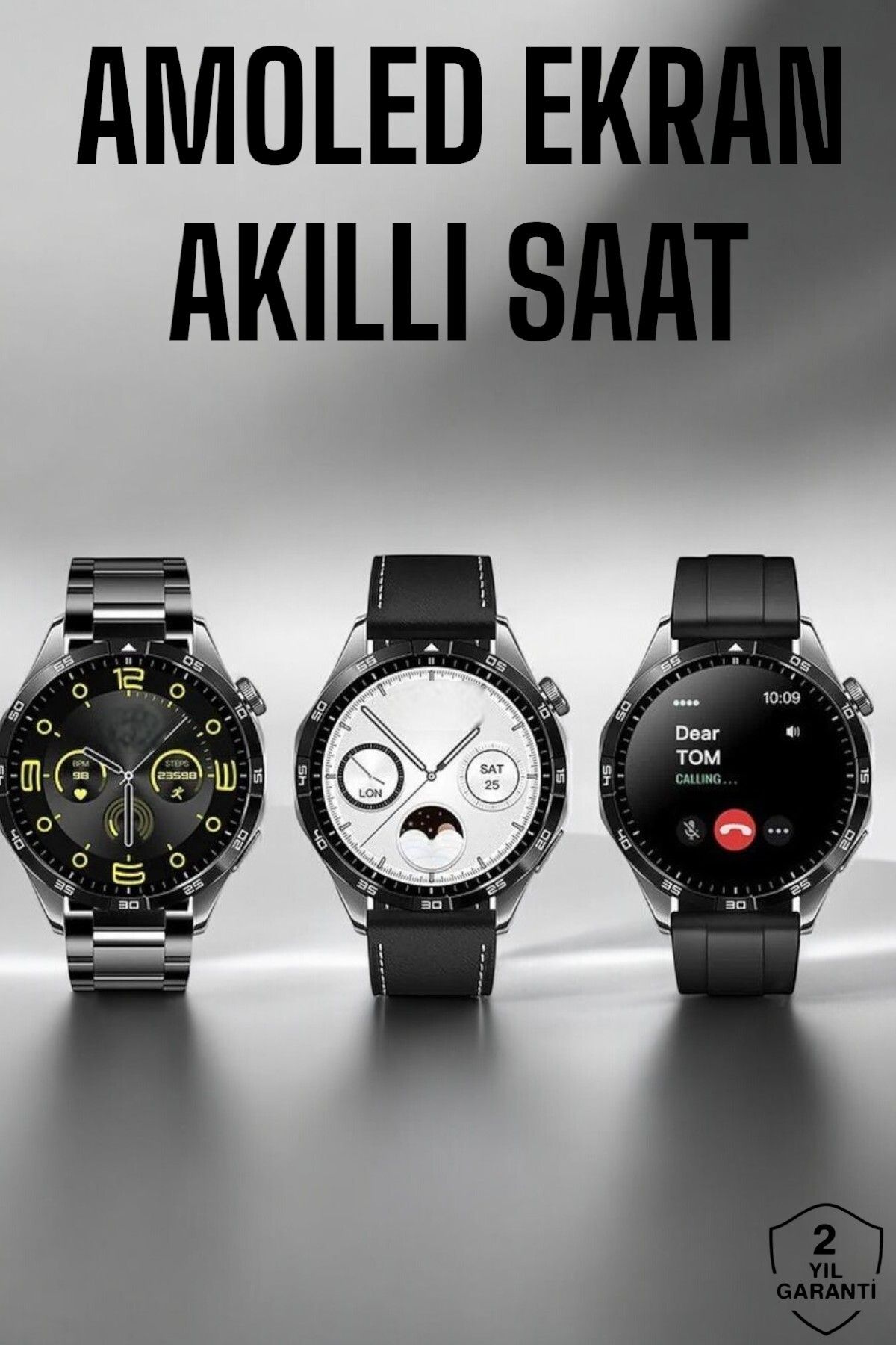 nerede bulurum Akıllı Saat Metal Kordonlu GPS ve NFC Uyumlu Arama Cevaplayan