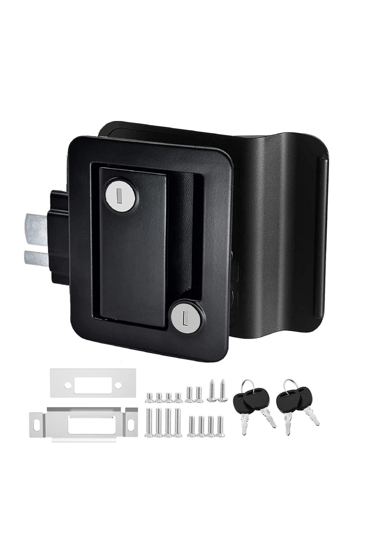 Choice-DaierTek RV Trailer Camper Entry Door Lock RV Door Lock Replacement Double Open Door With Deadbol... 2