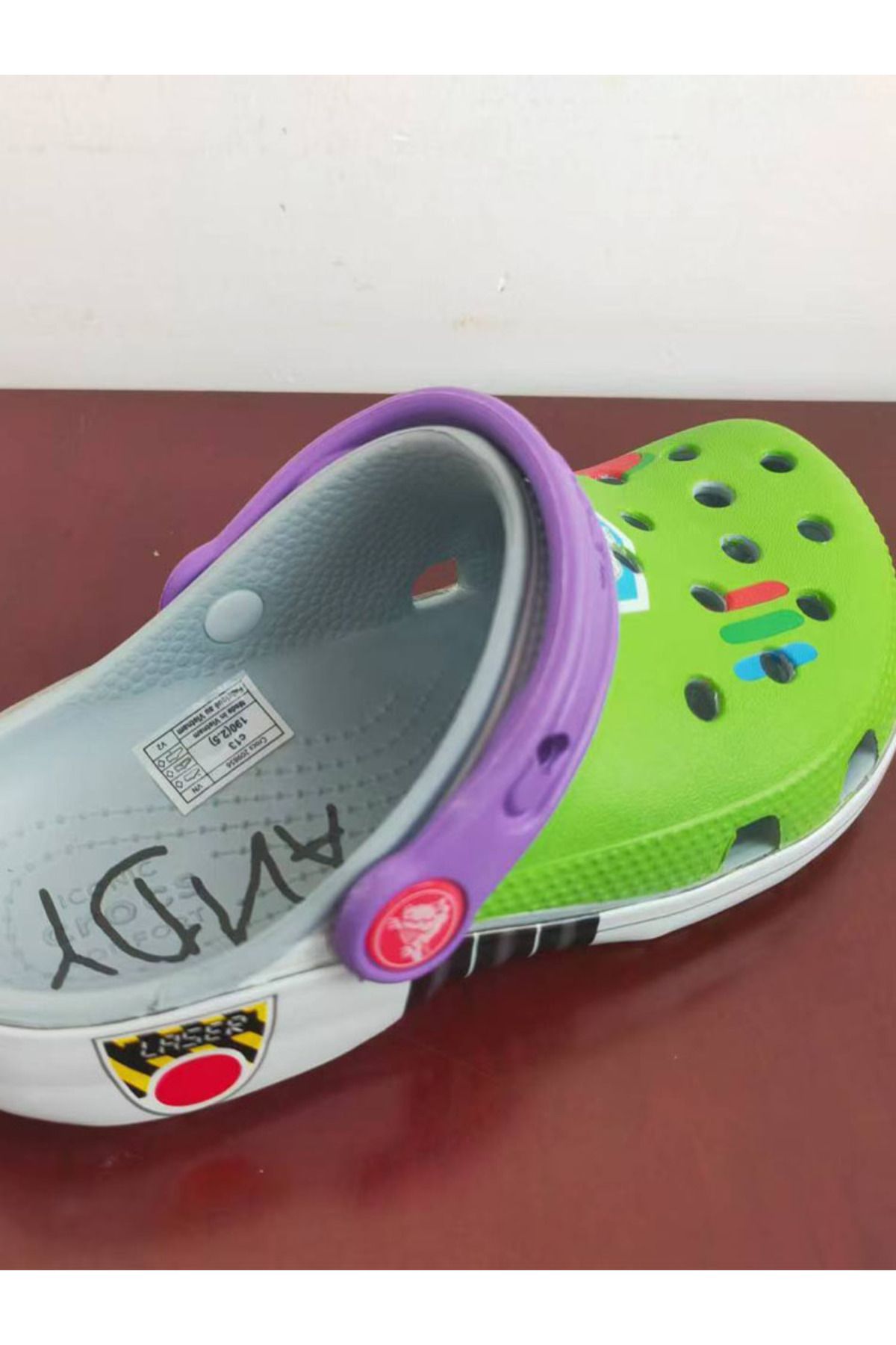 Choice-Disney Cartoon Anime Cute Buzz Lightyear Anti Slip Children Slippers Woody Toy Story Kids Shoes N... 8