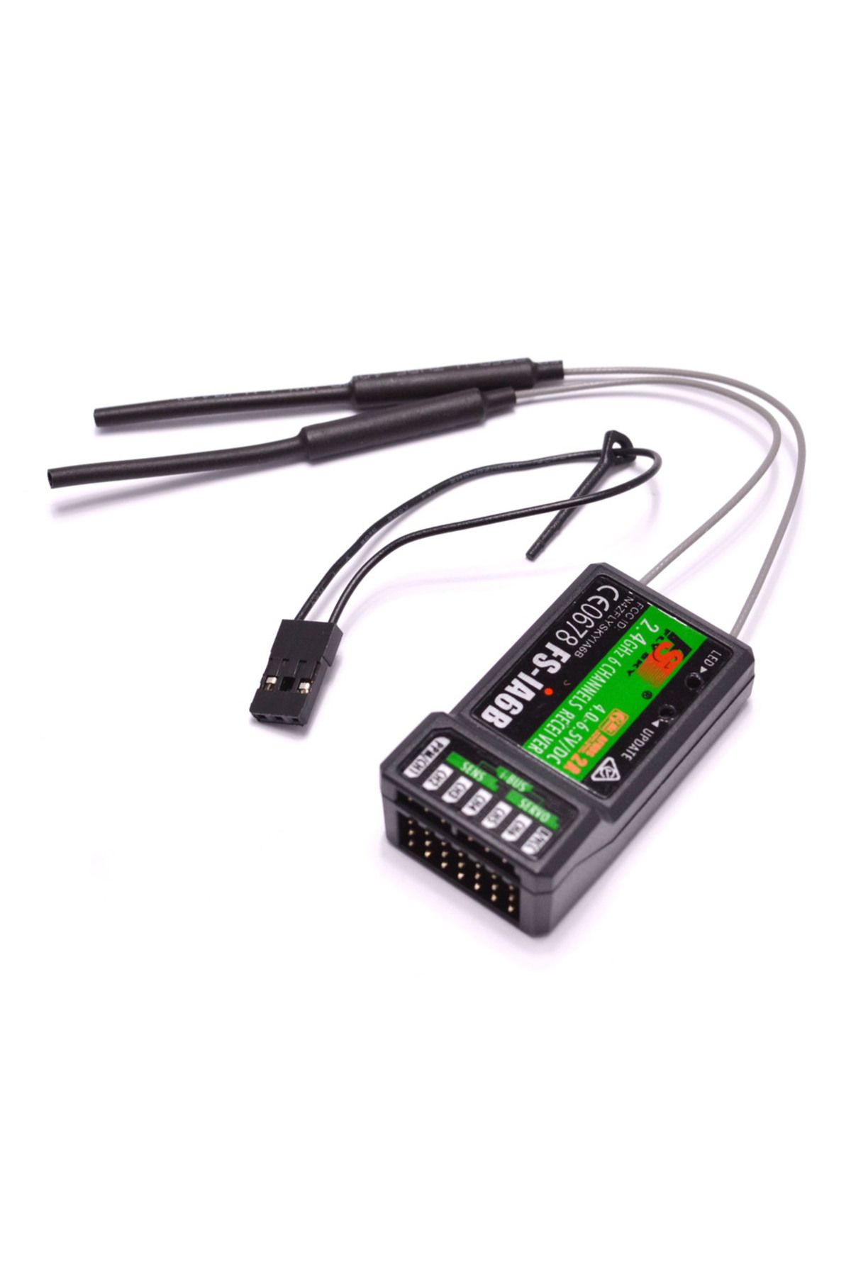 Choice-Flysky 2.4G 6CH FS-iA6B iA6B Receiver PPM Output With iBus Port Compatible with FS-i4 FS-i6 FS-i1... 2
