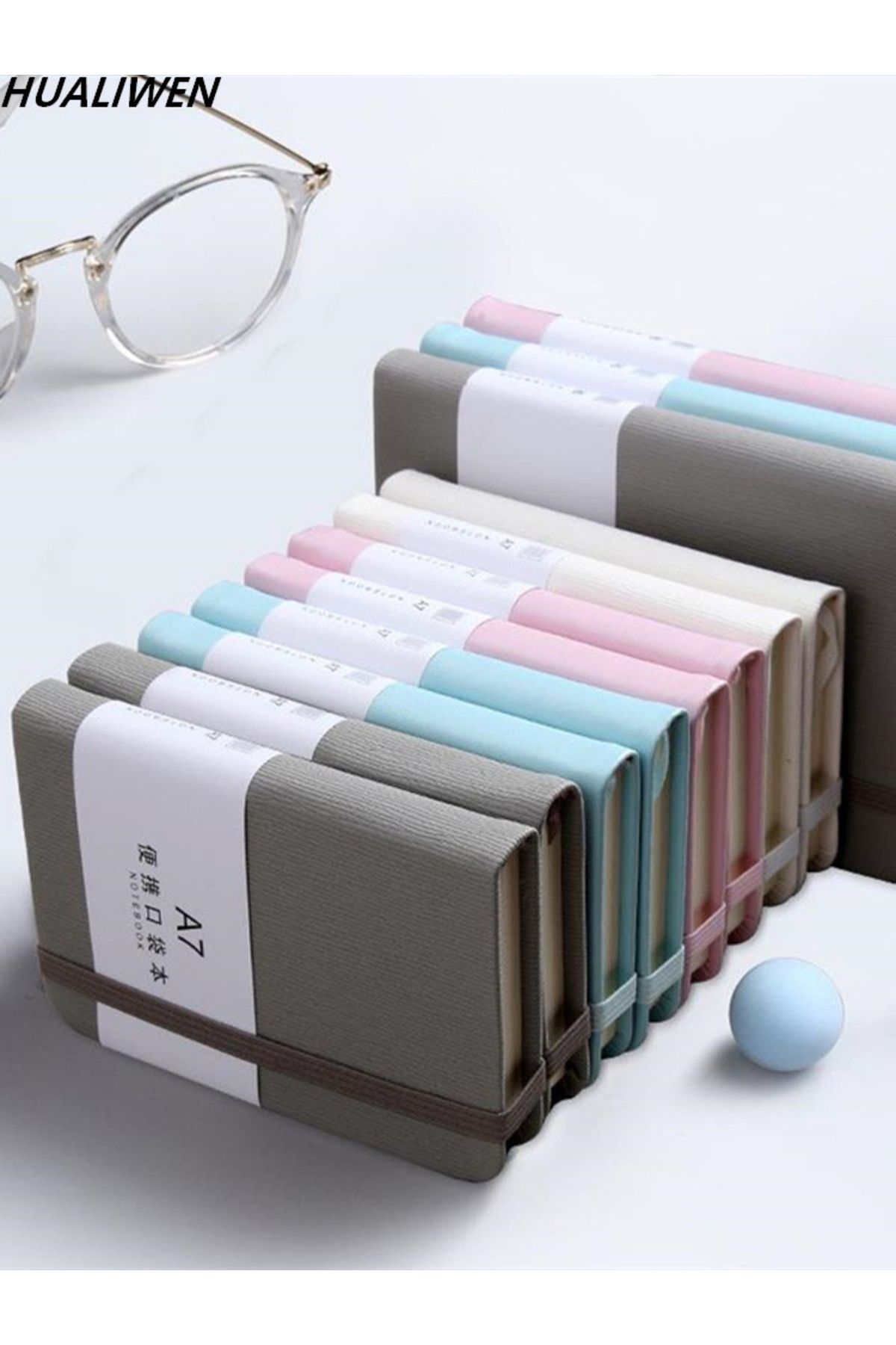 Choice-A6 grey A6 A7 Mini Notebook Portable Pocket Notepad Memo Diary Planner Agenda Organizer Sketchbook O 7