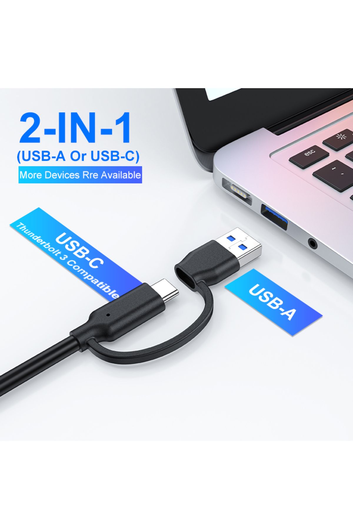 Choice-محول قابس الاتحاد الأوروبي Rshtech موزع USB C مزود بالطاقة بـ 7 منافذ مع منفذ USB-c 3.2 بسرعة 10 جيجابت في الثانية ومفتاح لمس فردي 4