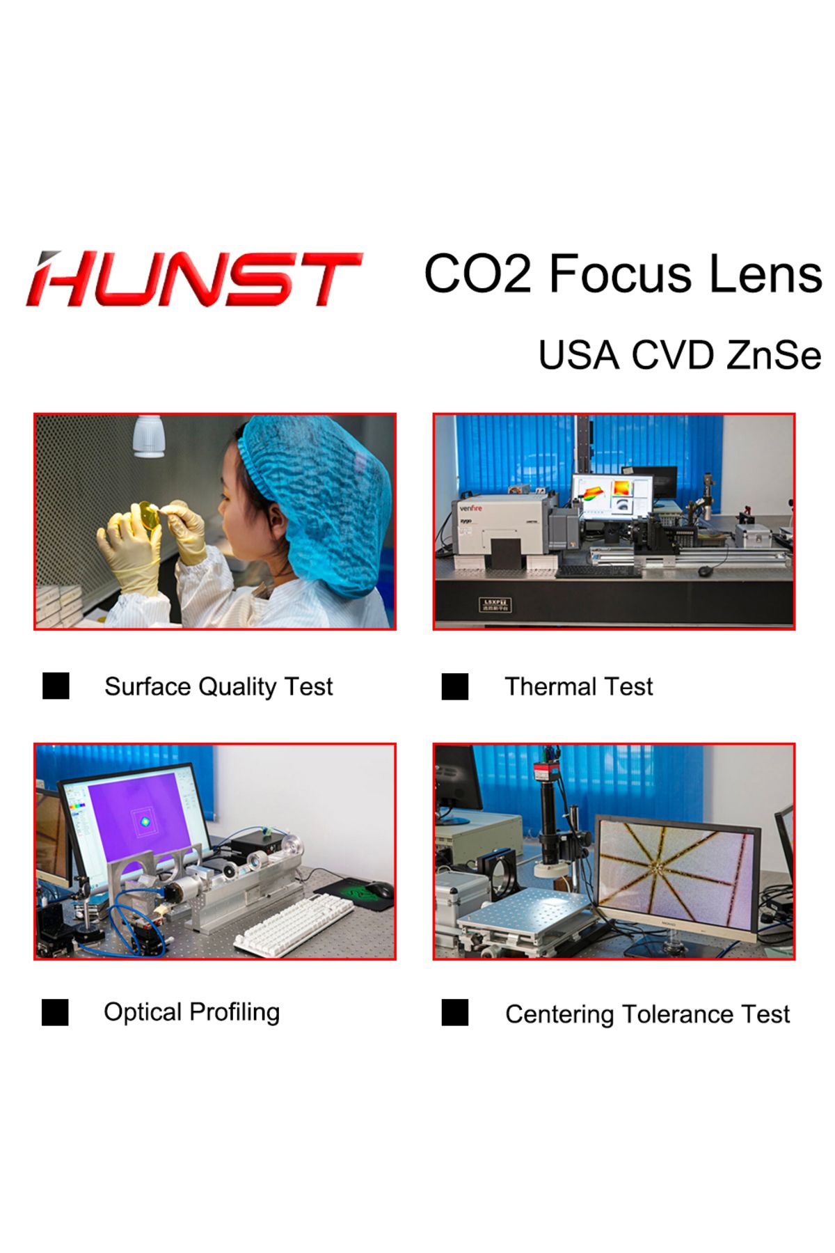 Choice-20mm 63.5mm Hunst Usa Cvd Znse Focus Lens Dia 12mm 18mm 19.05mm 20mm Fl 38.1 50.8 63.5 76.2 101.6mm 6