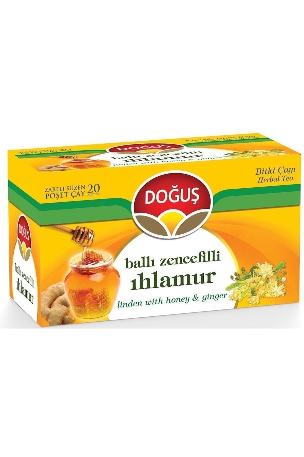 DOĞUŞ BALLI ZENCEFİLLİ IHLAMUR 20ADET 30G