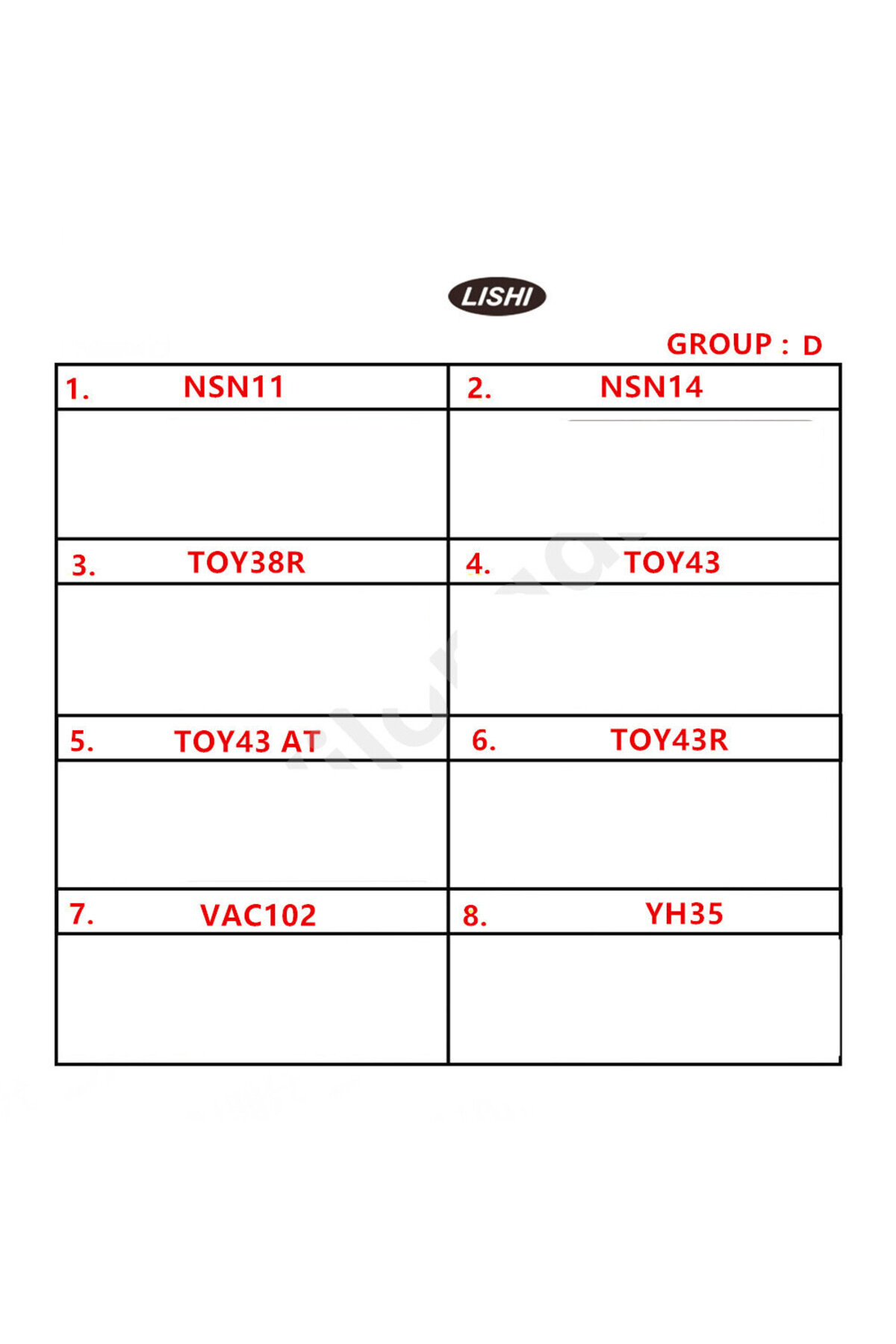 Choice-Nsn14 Lishi 2 في 1 أداة Nsn14 Nsn11 Hyn11 Hy15 Hy16 Hy17 Hu87 Hu49 Mit11 Mit8 Fo38 Maz24 Cy24 Dwo4r 3