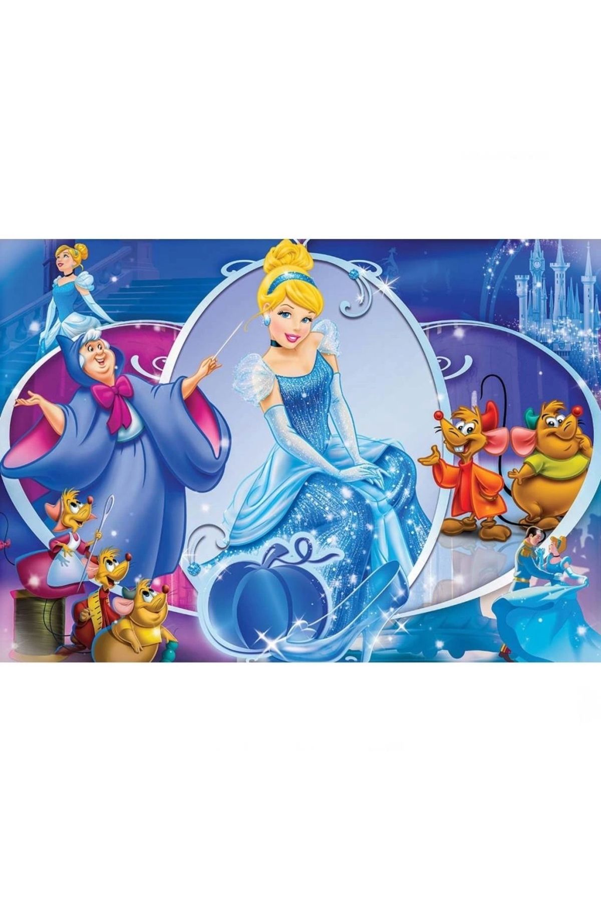 TWOX Çocuk KS Cinderella 100 Parça Puzzle