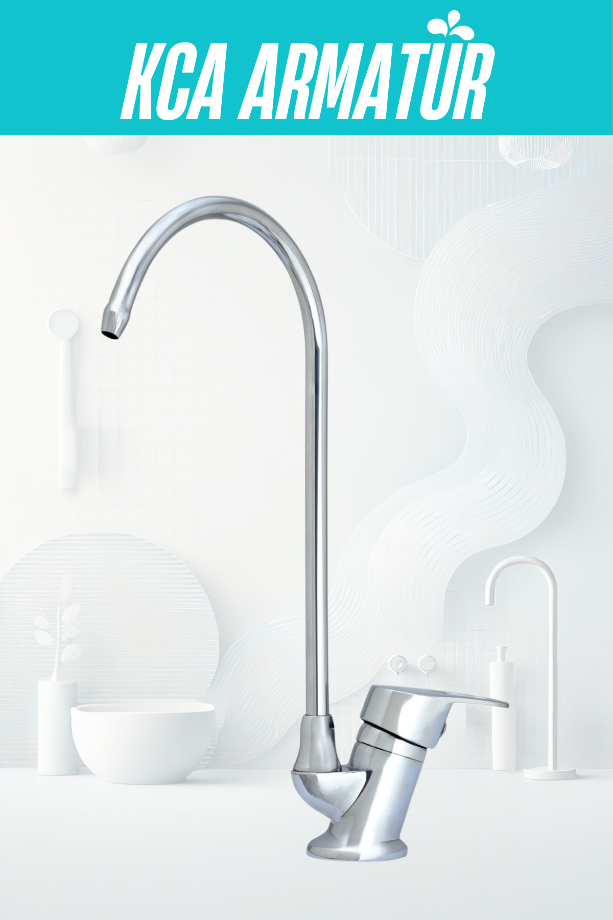 KCA ARMATÜR KCA LÜX KROM AÇ KAPA ARITMA MUSLUĞU ARITMA BATARYASI