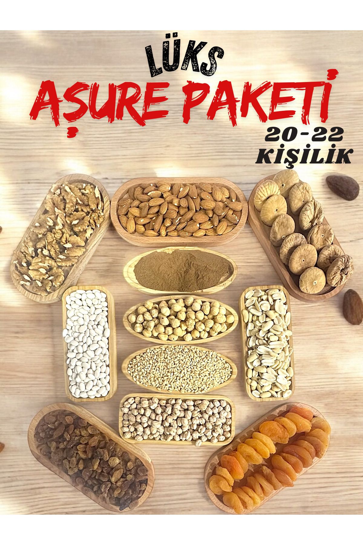 ASUNTAŞ Aşure Seti Lüks Aşurelik Paket (20-22 kişilik)