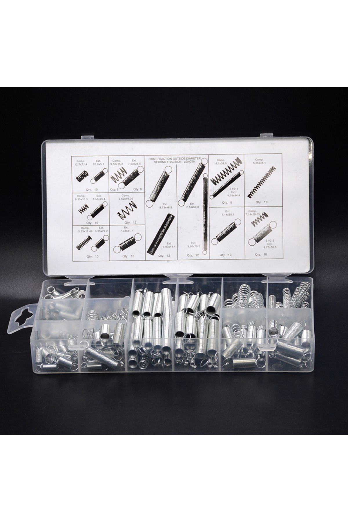 Choice-200PCS/set hardware Tension spring compression spring set in box 20 Size Springs Assortment 1