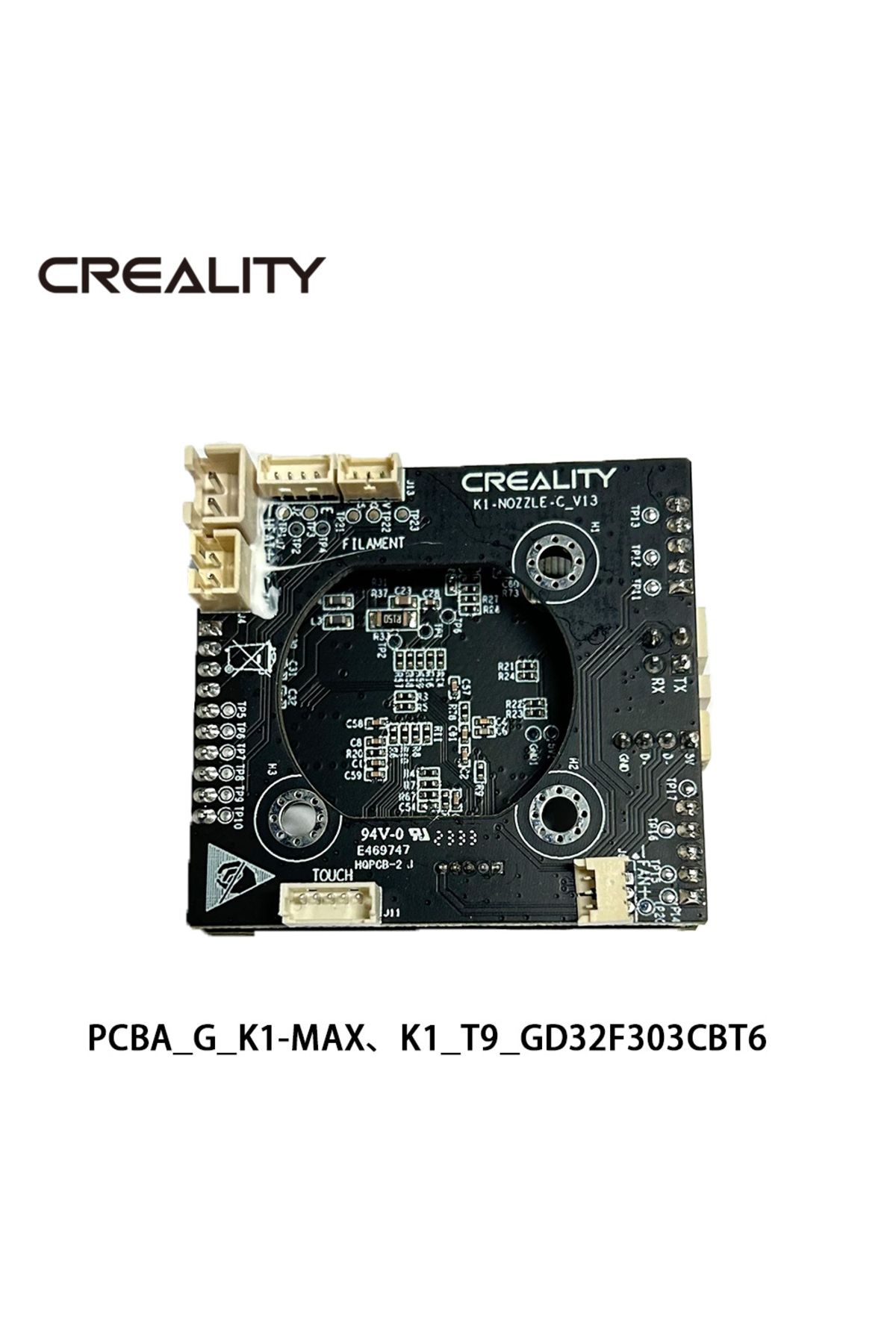 CREALITY 3D-Creality Original PCBA_G_K1-MAX/K1_T9_GD32F303CBT6 NOZZLE-C-V13 Adapter Board Replace 3d Printer ... 6