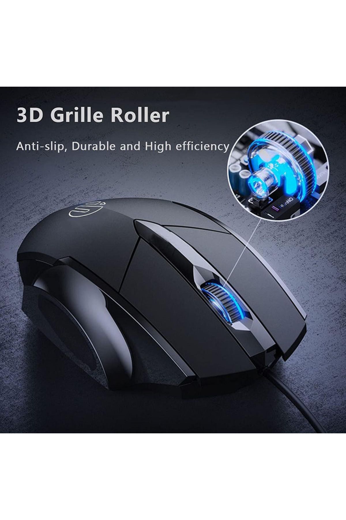 Choice-Black Inphic W1 Usb Computer Mouse, Silent Mouse 3 Button Wired Mouse, Office And Home Mouse, Ergono 4