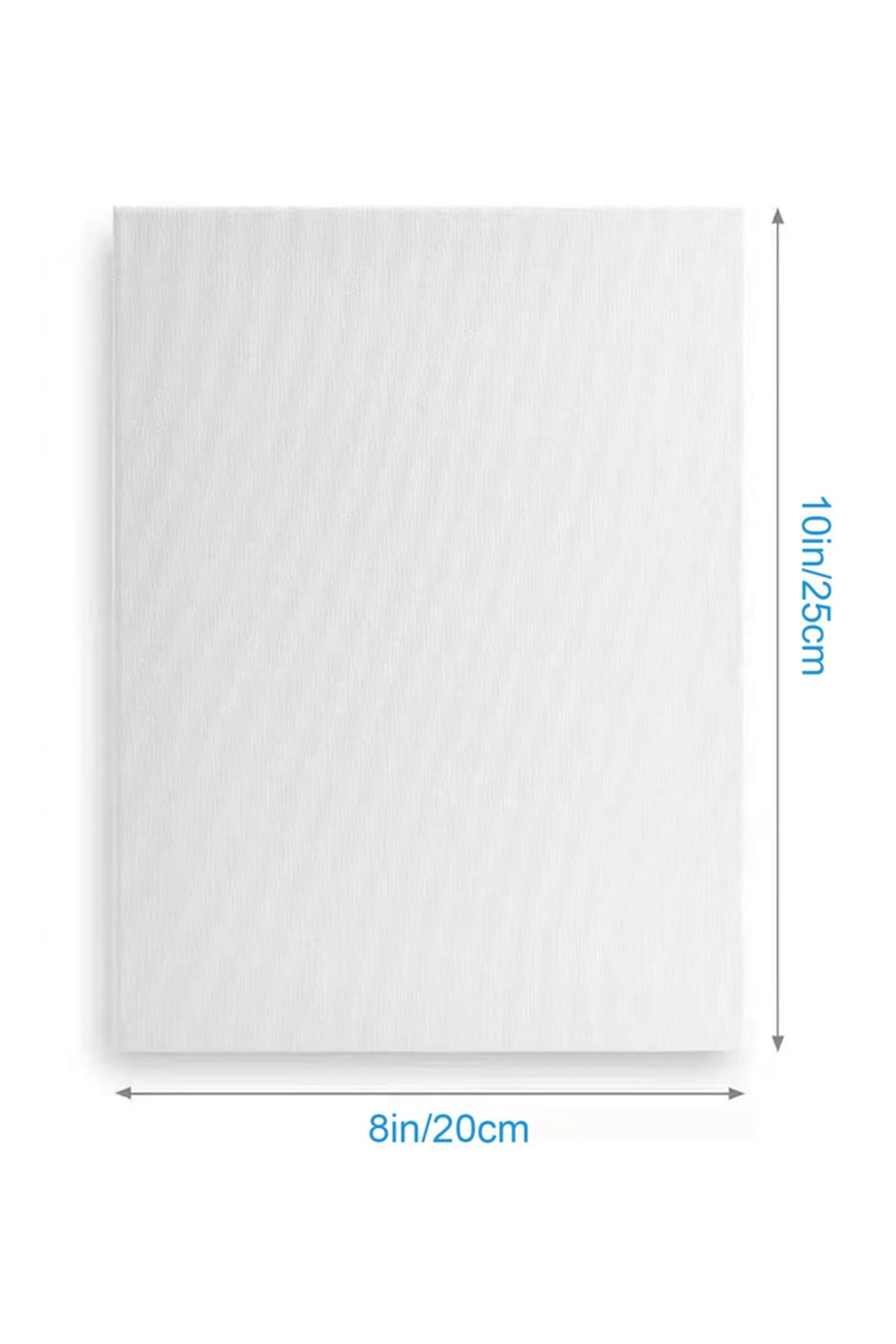 Choice-White 4pcs Stretched Canvas, 8 X 10 Inches ( 20 X 25 Cm) Square Blank Canvases, 100% Cotton Canvases 6