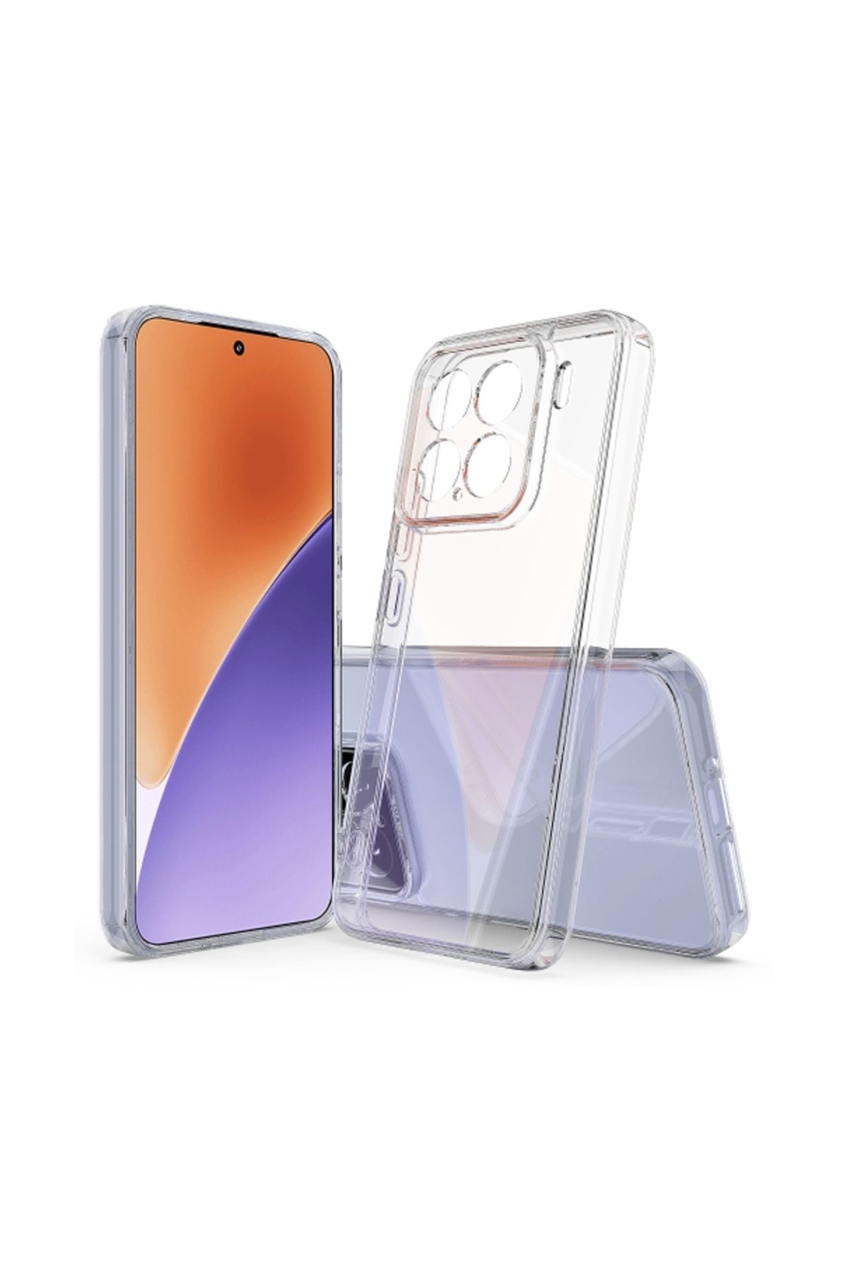 Microcase Xiaomi 15 Pro ile Uyumlu Slim Serisi Soft TPU Silikon Kılıf - Şeffaf AL3324