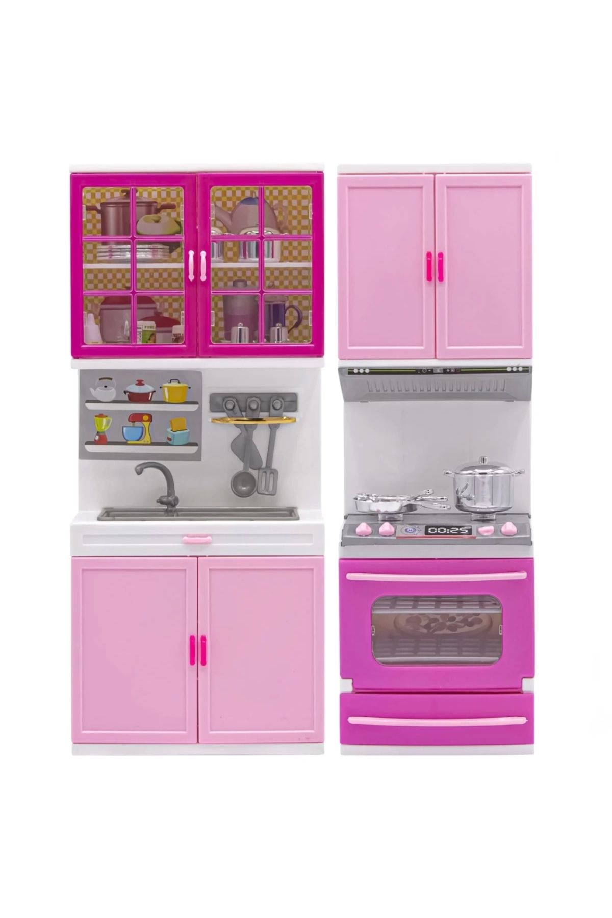 Basic Fun Çocuk My Modern Kitchen Lavabolu Fırınlı 2'li Set