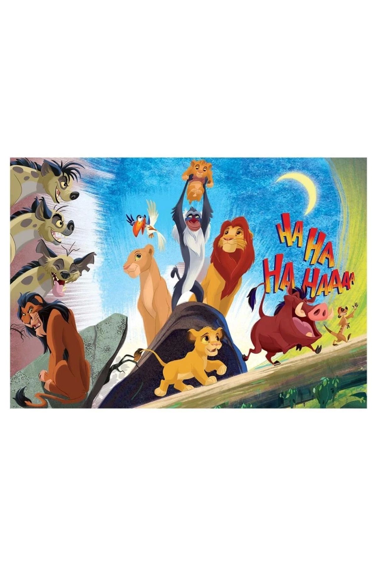 Basic Fun Çocuk KS Lion King 100 Parça Puzzle