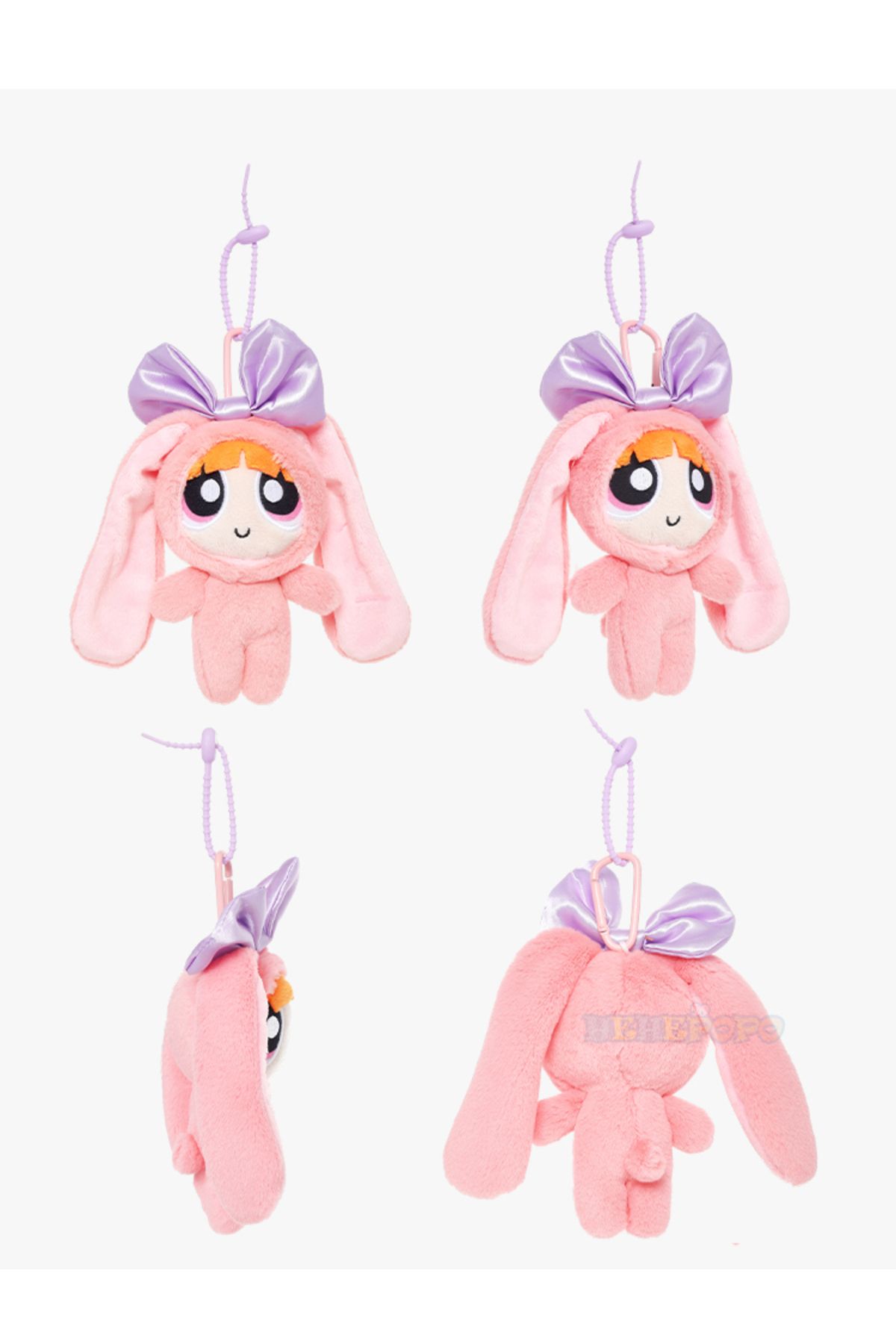 Choice-12cm Stuffed Animal Powerpuff Girls Cartoon Cute Dress Up Bunny Rabbit Plush Toy Pendant Bow Tie ... 7