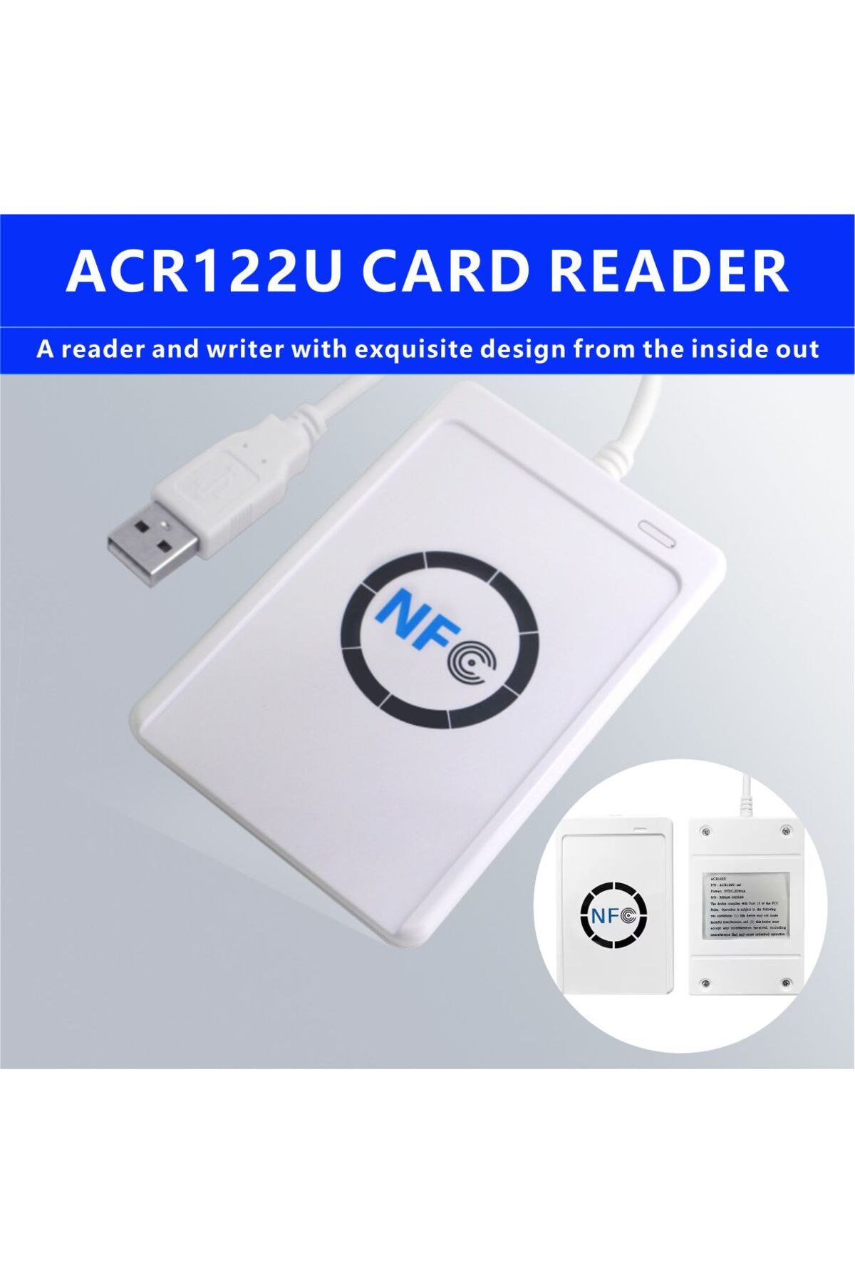 Choice-ACR122U RFID IC Smart Card Reader Contactless Writer Copier Duplicator Writable Clone NFC USB S50... 3