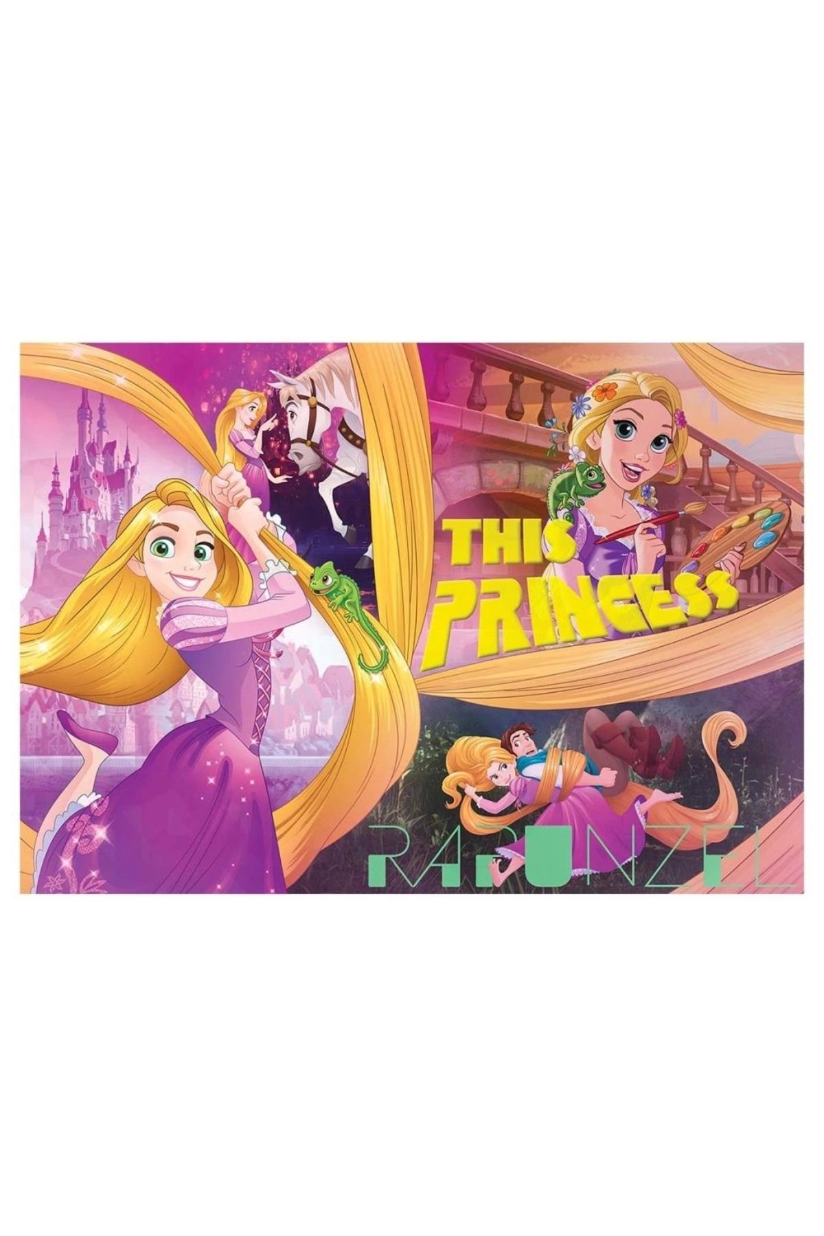 Basic Fun Çocuk KS Tangled 100 Parça Puzzle