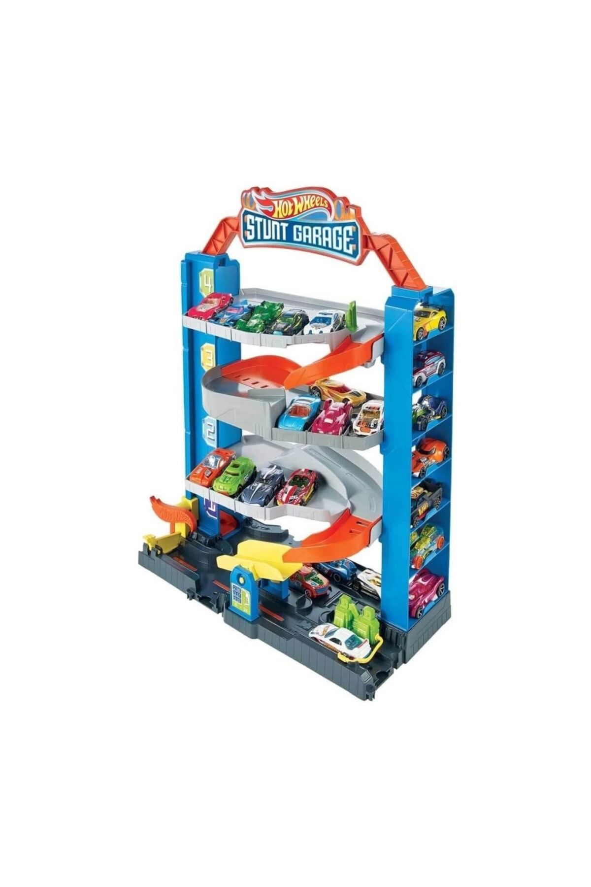 Basic Fun Çocuk Hot Wheels Maceraya Başlangıç Garajı 4 Katlı GNL70