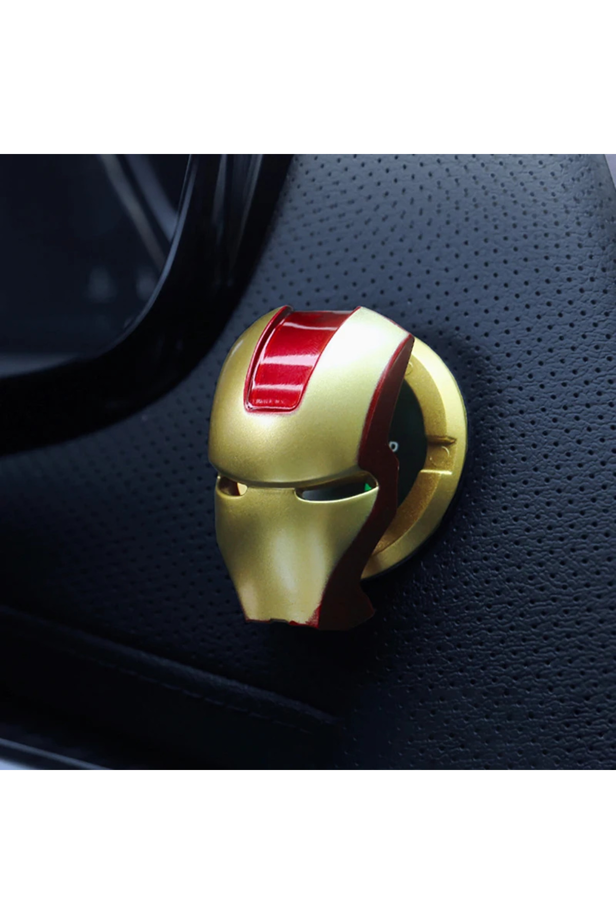 Choice-Avengers Iron Man Car Ignition Start Switch Button Protective Cover Sticker Spider Man Batman Sti... 3
