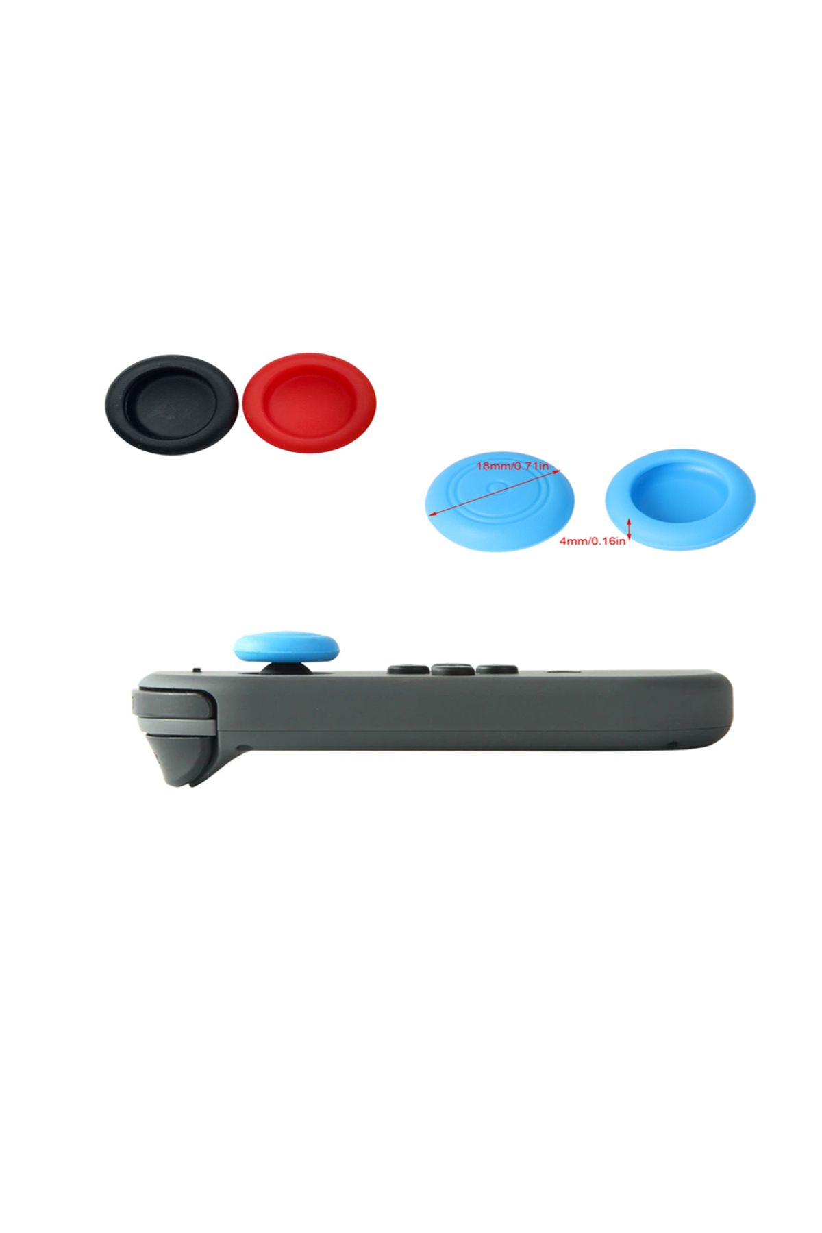 Wottler-8pcs Analog Thumb Stick Grip Caps Compatible with Nintendo Switch OLED/Switch Lite/Switch Joystic... 6