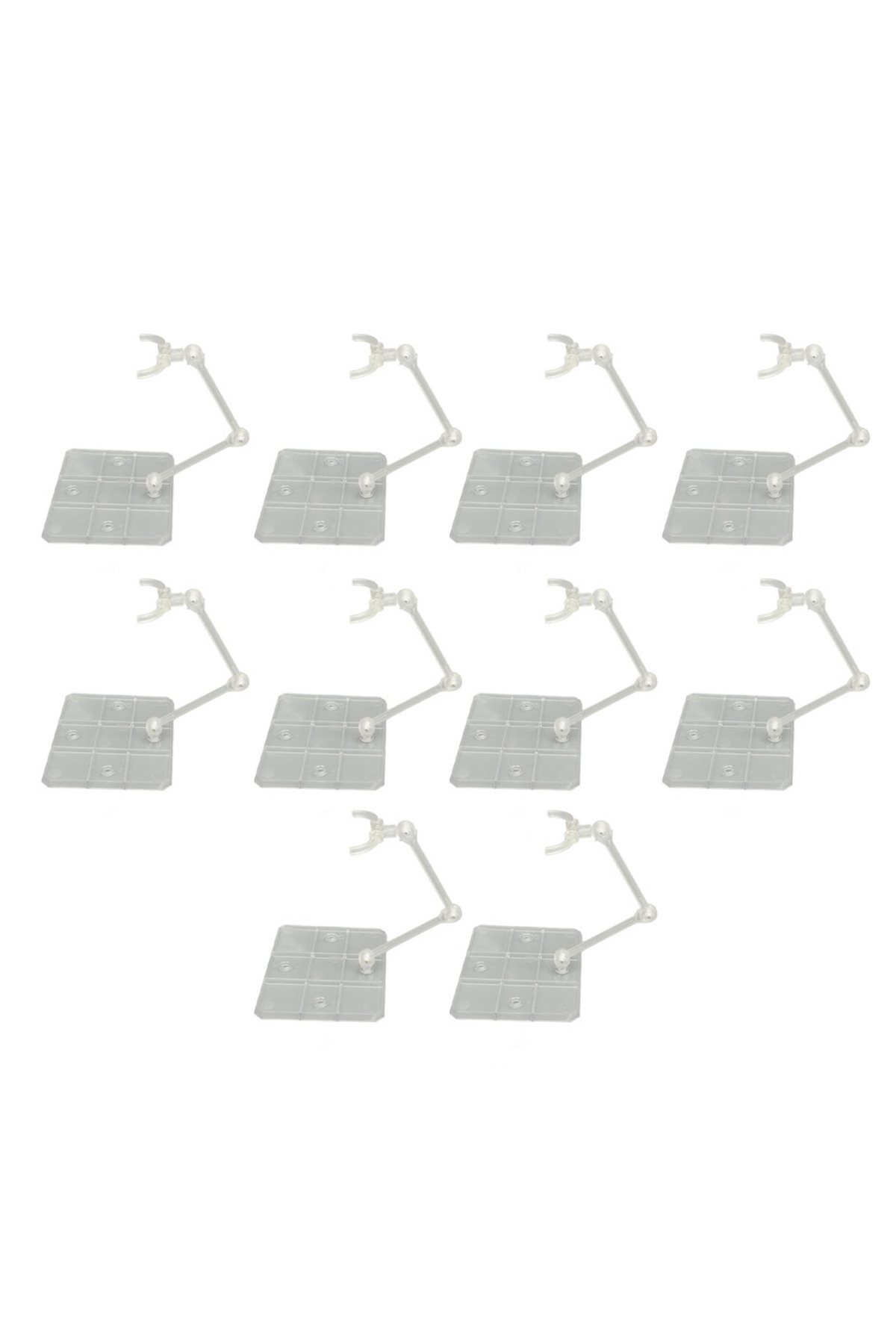 Choice-10 Sets Action Figure Stand Transparent Acrylic Anime Figure Display Stand Support Holder Base 1