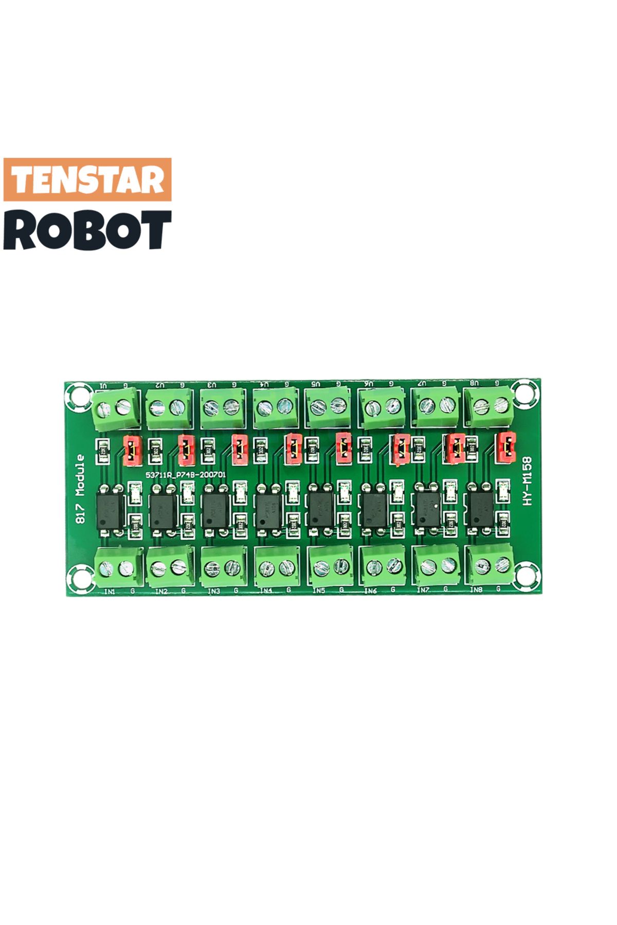 BOARDTSTAR-8ch Optocoupler Pc817 2/4/8 Channel Optocoupler Isolation Board Voltage Converter Adapter Module 3.6 1