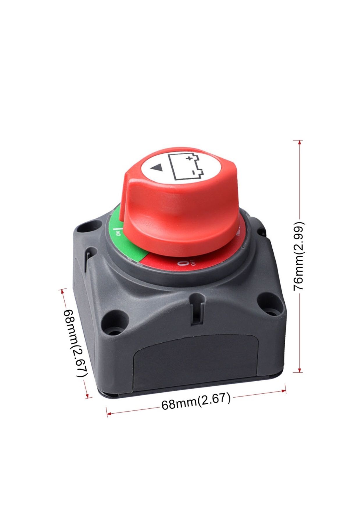 Choice-12V 300A Key Battery Selector Isolator Disconnect Rotary Switch Circuit Cutter for Camper Car Aut... 4