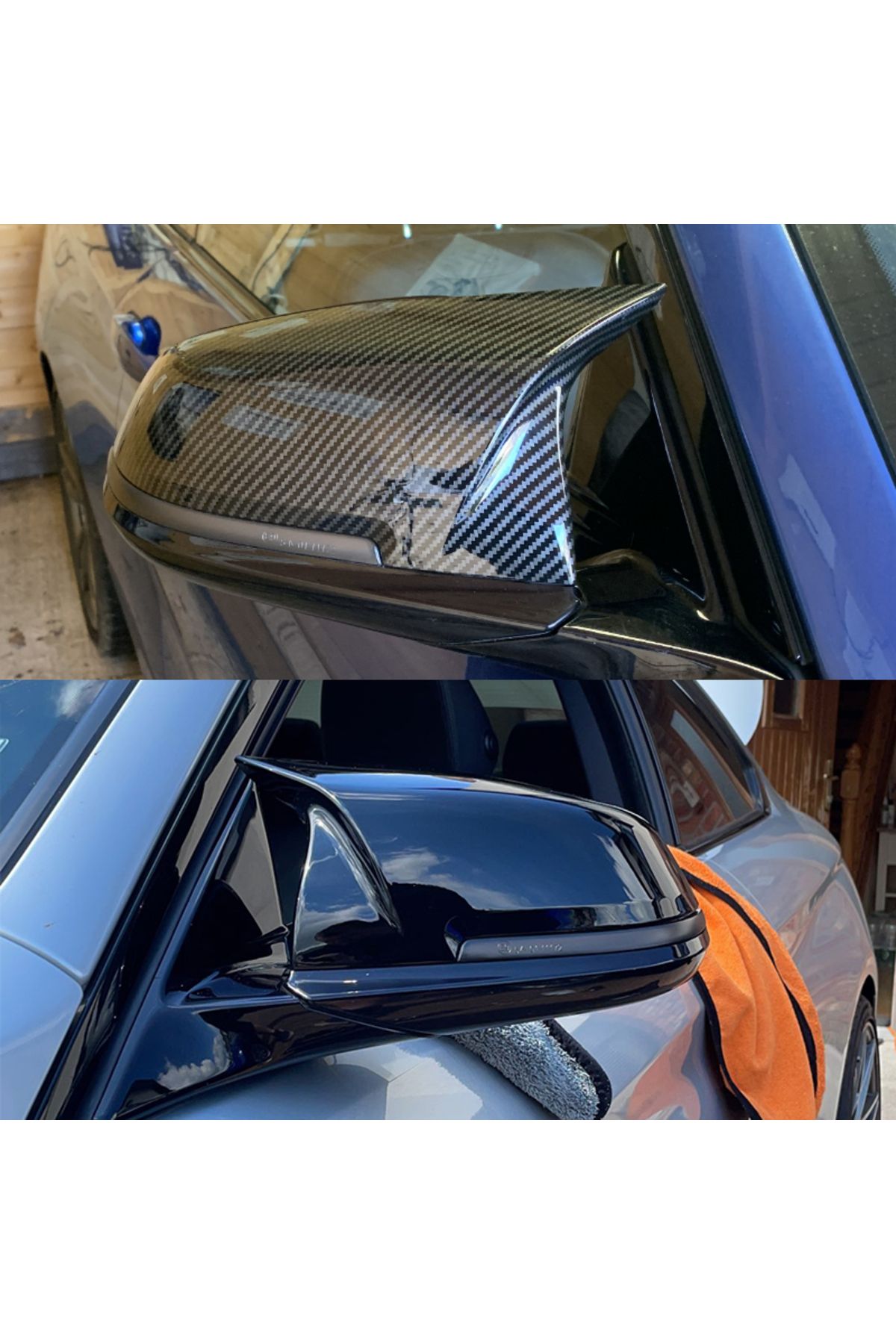 Choice-For Bmw 1 2 3 4 X Series Mirror cap F20 F21 F87 M2 F23 F30 F32 F36 X1 E84 Gloss Black Side Mirror... 2