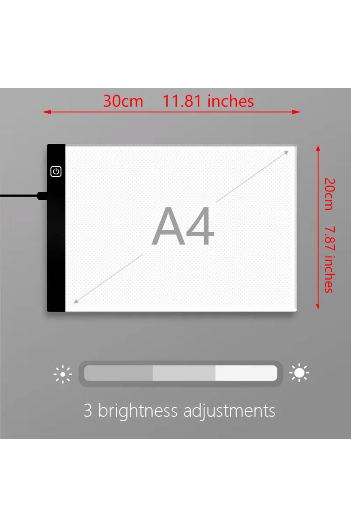 Choice-لوحة نسخ A4/a5 مقاس 20x30 سم، طاولة نسخ ذات تعتيم بثلاث مستويات، لعبة أحجية الرسم، هدية، قابلة للتعتيم 1