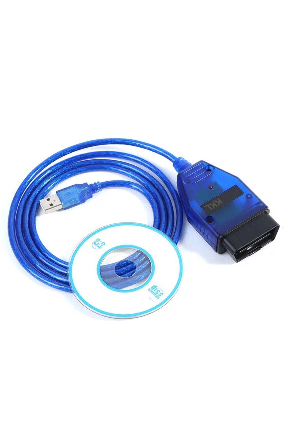 Choice-For VAG KKL 409.1 CH340 Chip OBD2 USB Interface for Vag 409 Diagnostic Cable OBD2 Scanner 6