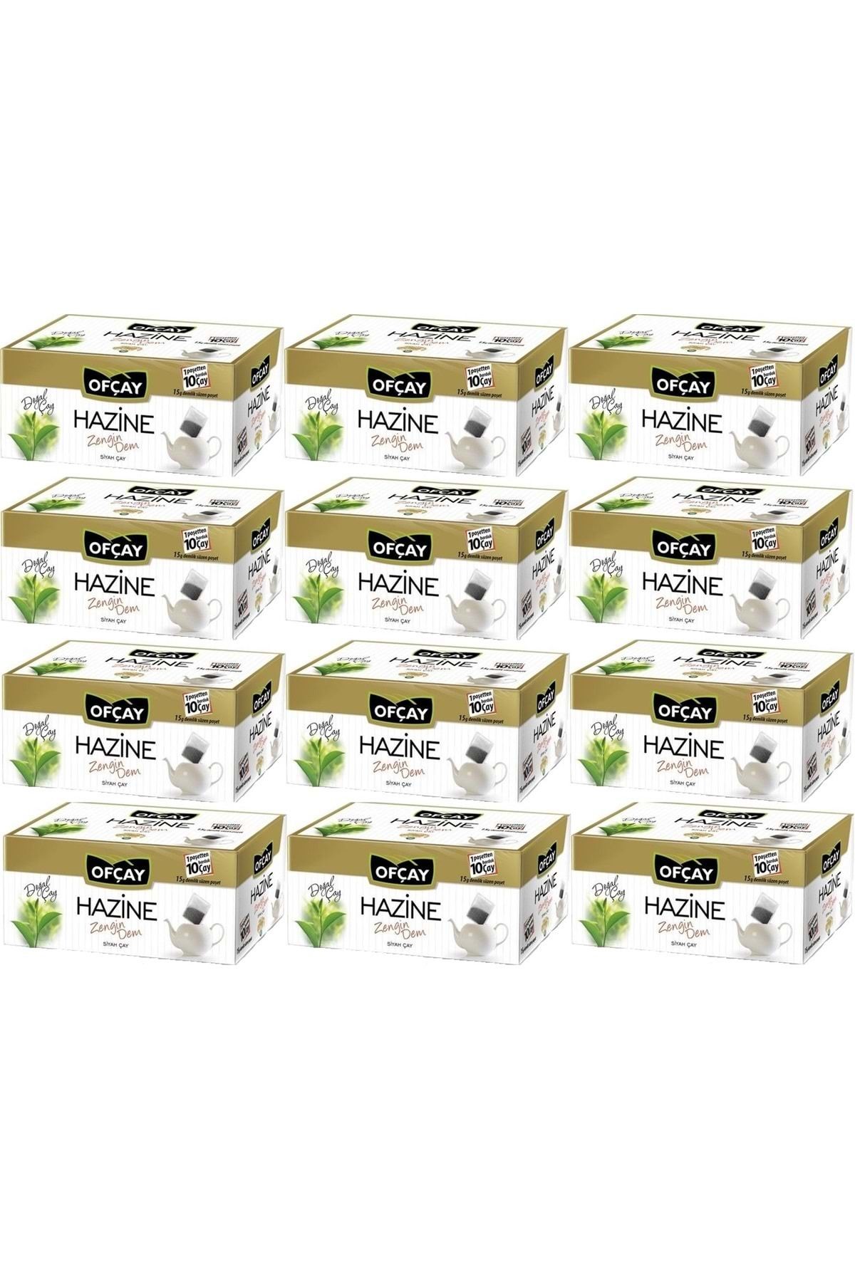 Ofçay Hazine Zengindem Demlik Poşet Çay 360 Adet*15gr (12PK*30) Veya 720 Adet*8gr (24PK*30)