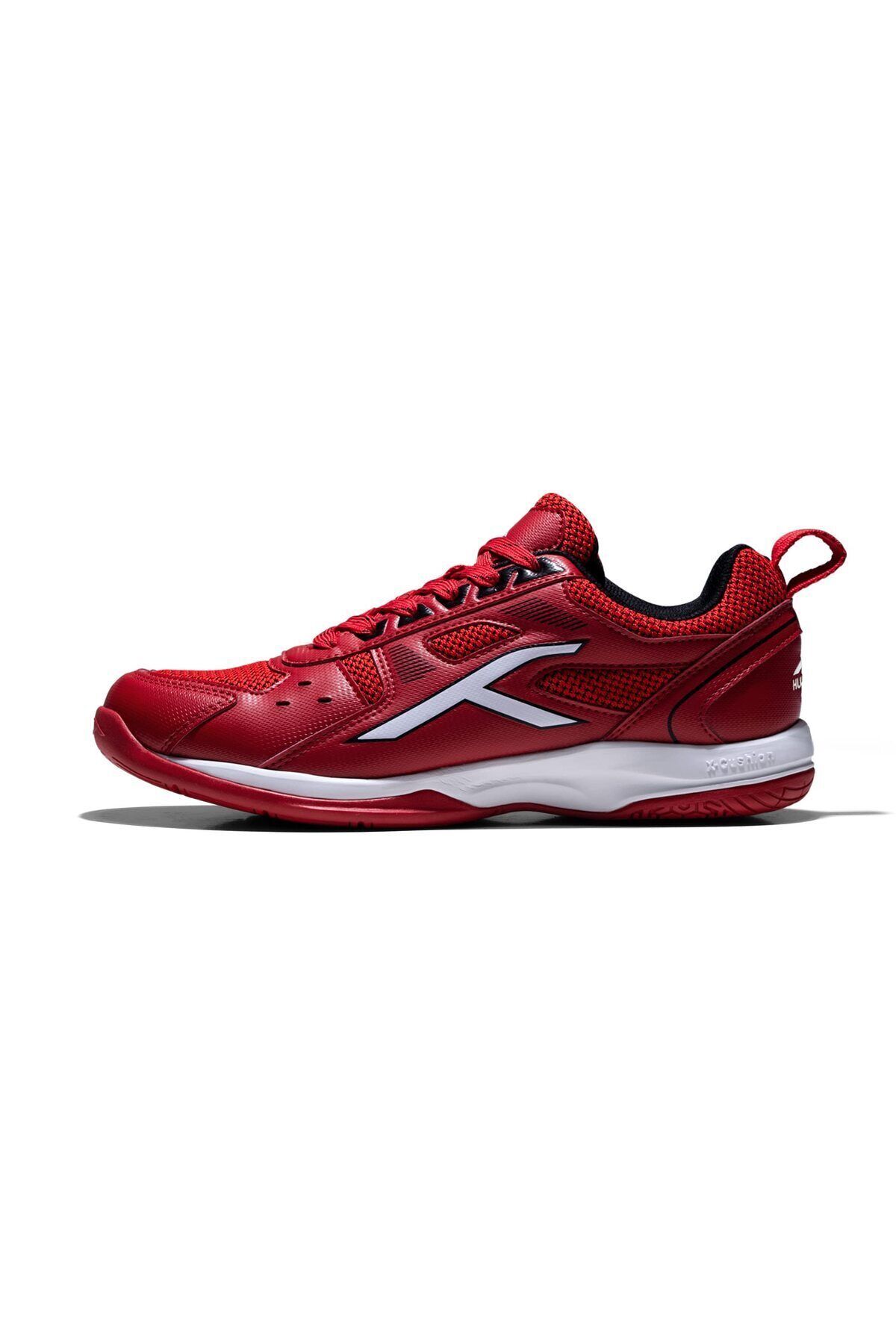 Hundred-Raze Non-marking Badminton Shoes For Men | Red/black/white, Uk 10/us 11/eu 44 | Polyester, Rubber 2