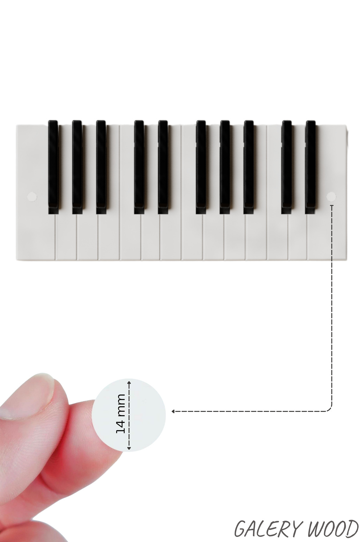 Galery Wood Kapatıcı Band+Dübel+Vida Montaj Seti-Piyano Askılık Montaj Seti