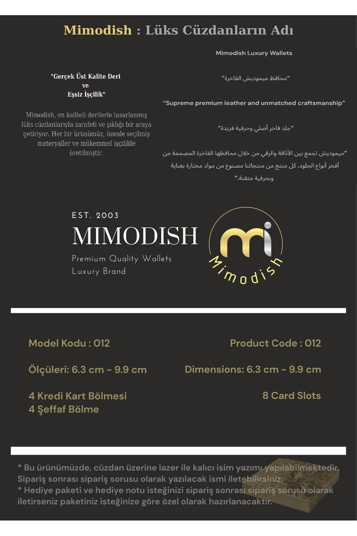 کارت دار مردانه کلاس 1 کار لوکس کاربری اصلی چرمی ISIM دفترچه راهنمای مینی اعتباری Mimodish