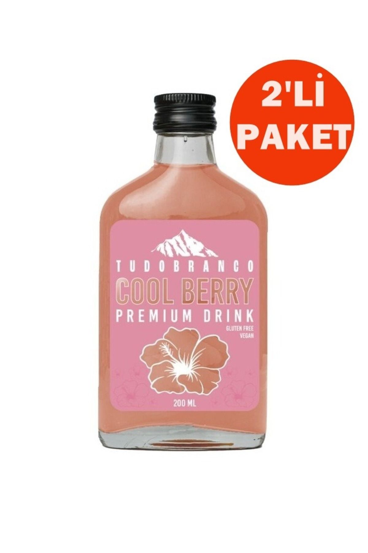 Tudobranco 2'li Tudobranco Premium İçecek Cool Drop Berry Orman Meyveli İçecek 200 ML x2 Adet