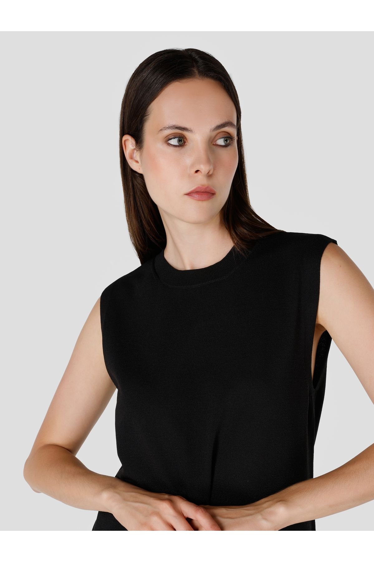 Colin's-Black Knitwear - Slim Fit Women's Dress 4