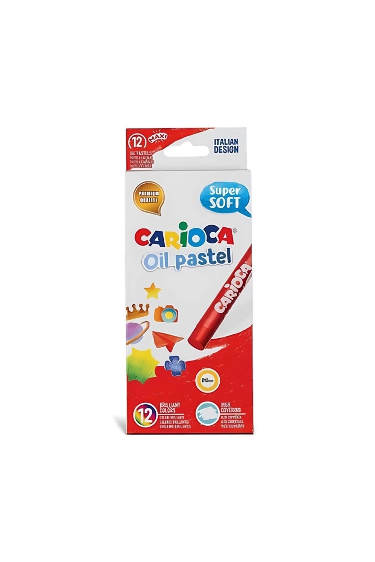 TWOX Çocuk Carioca Yağlı Pastel Boya 12'li 43277