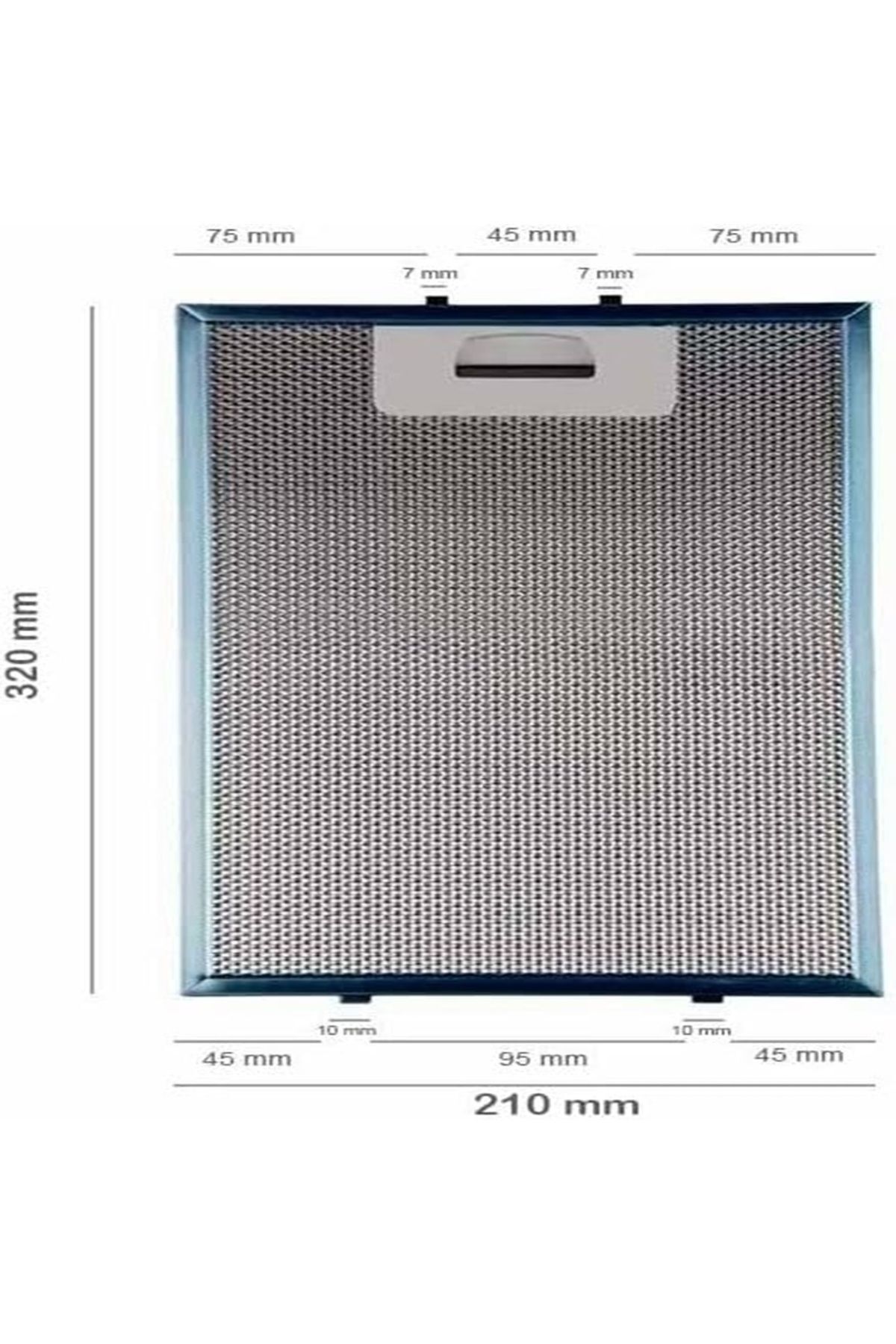 HGNM E Trading 2 Adet Teka Davlumbaz filtresi  210mm x 320mm DM70 DG90 TDC60 TDC70