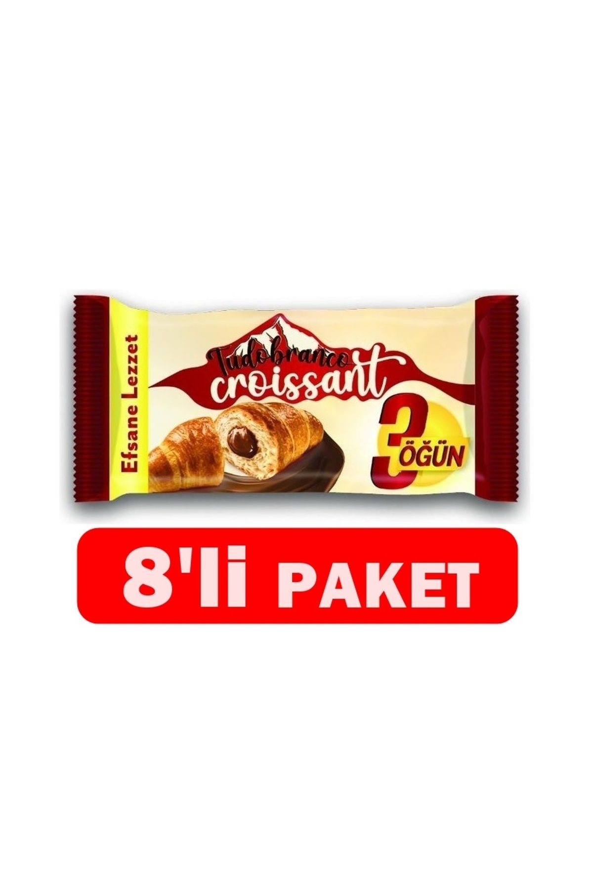 Tudobranco Efsane Kruvasan 60 gr x 8Adet