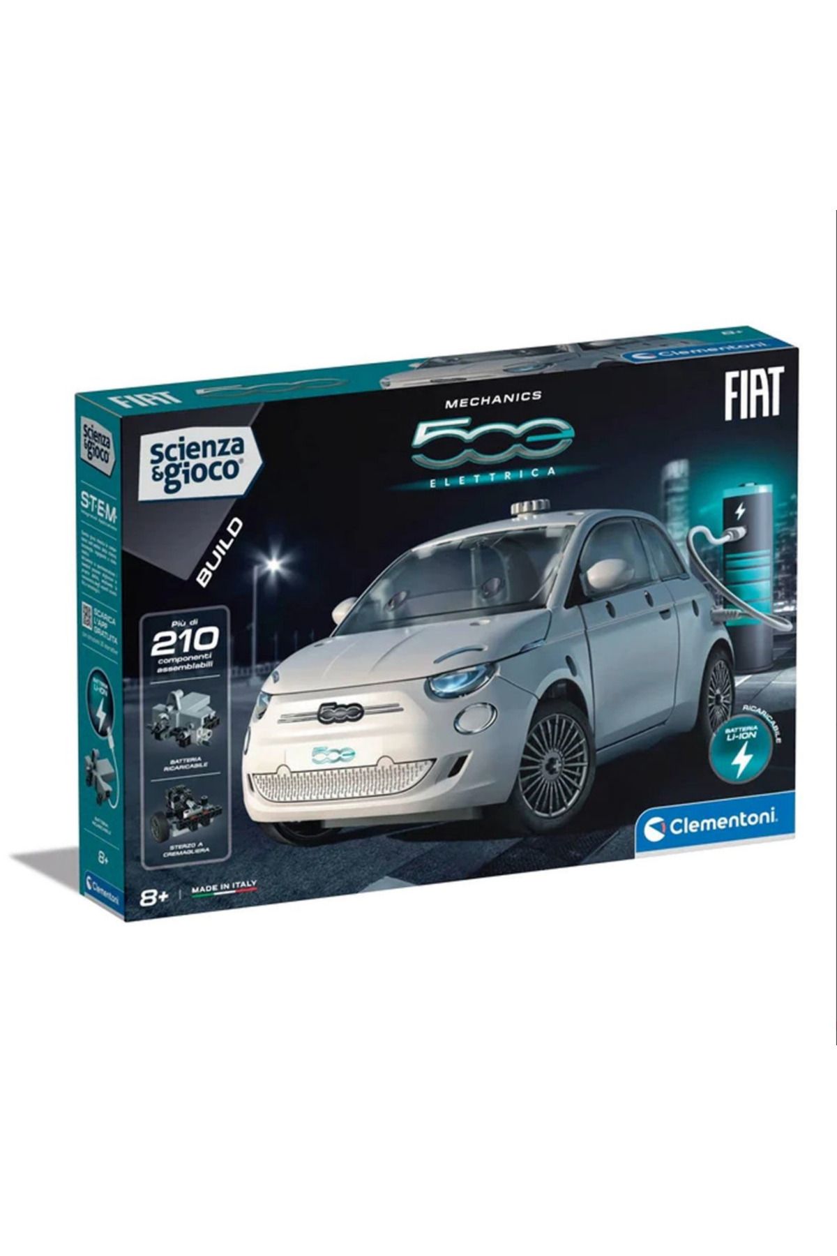 CLEMENTONI 75085TR Mekanik Laboratuvarı - FIAT 500 Elektrik +8 yaş