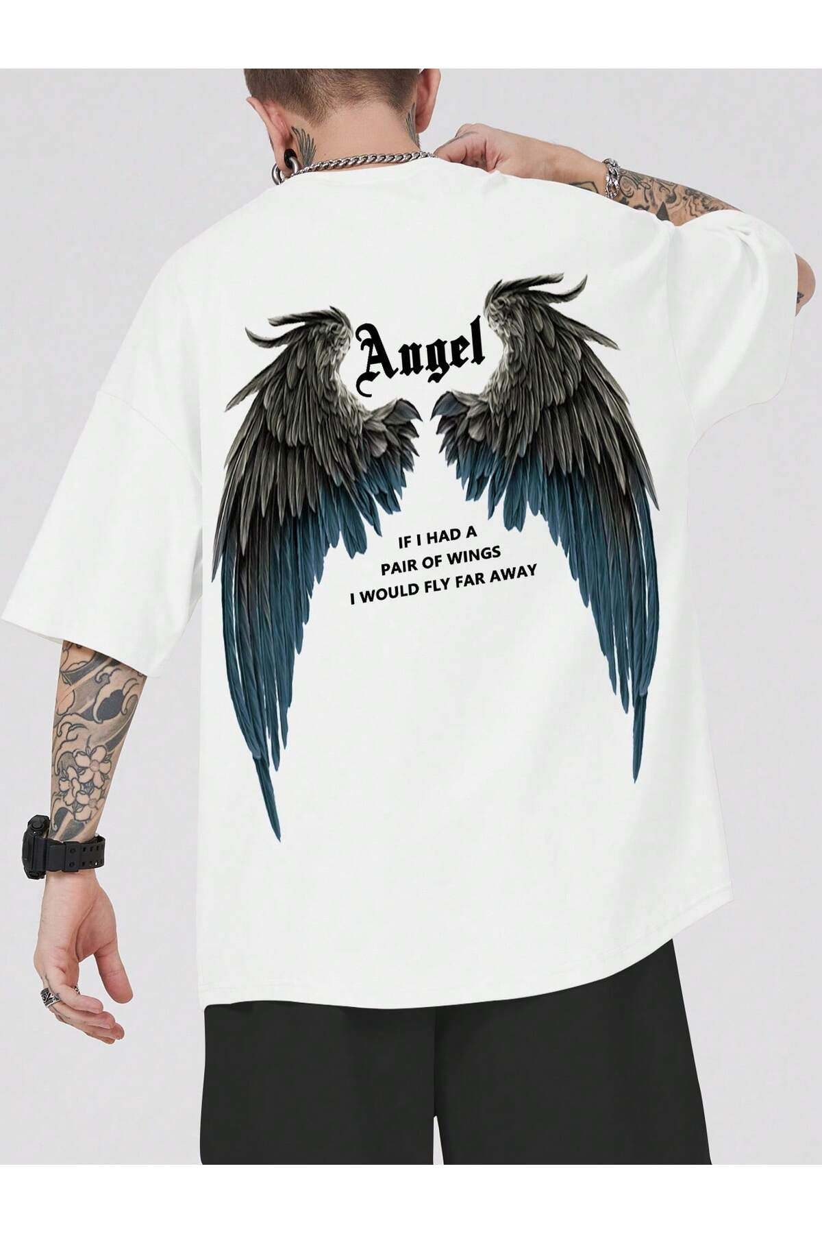 aynewmoda ANGEL- Doğru Yapmak Baskılı unisex t-shirt