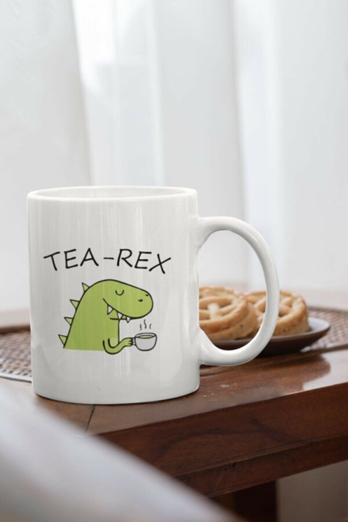 Piktorya Tea-rex Baskılı Baskılı Kupa Bardak