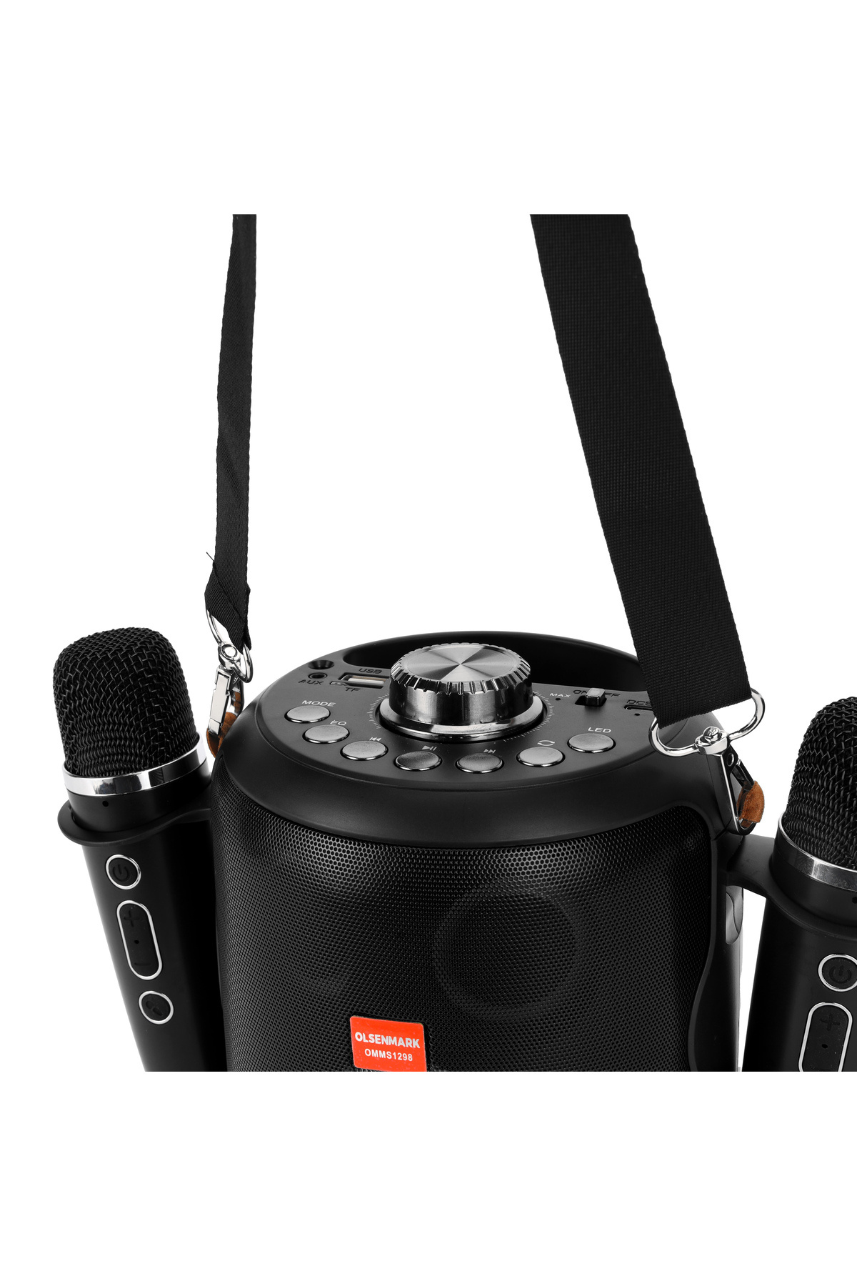 Olsenmark-Portable Karaoke Speaker- OMMS1298/ with 2 Mic 5