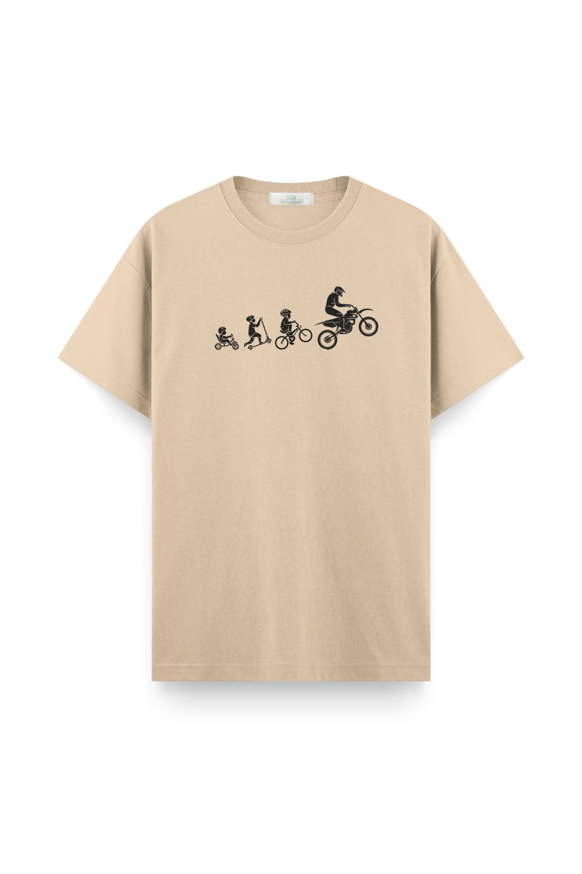 Bigwarriors Unisex Regular T-shirt Motorbike Evolution